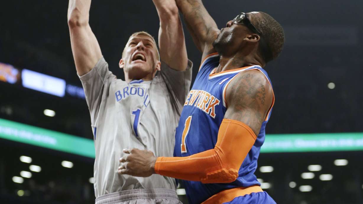 Knicks pound Nets again as Anthony sits