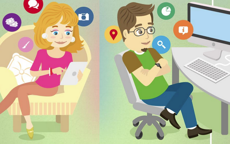 Son más los hombres que usan los teléfonos inteligentes para encontrar el amor, dice estudio