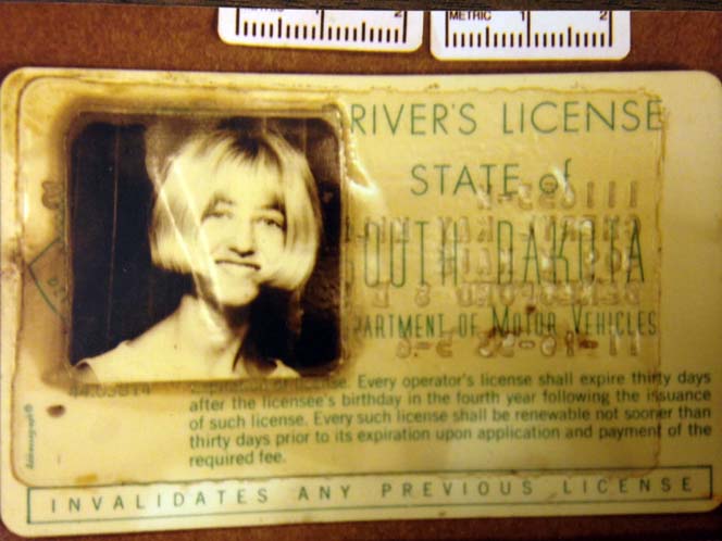 In this undated photo provided by the South
Dakota Attorney Generals Office, Cheryl
Miller's driver's license is seen.