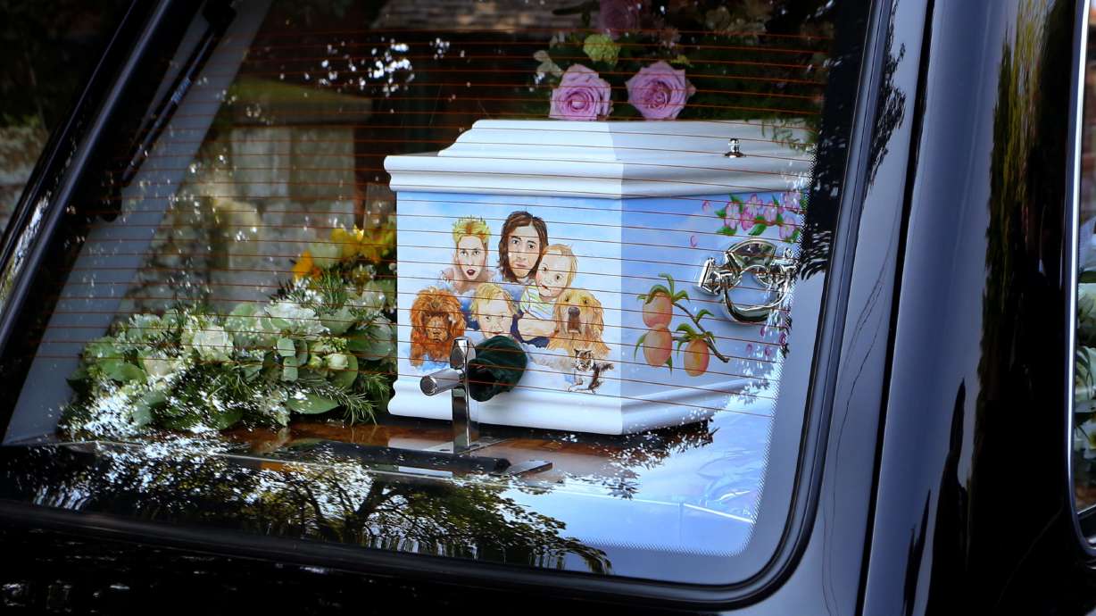 Celebrities gather for Peaches Geldof funeral