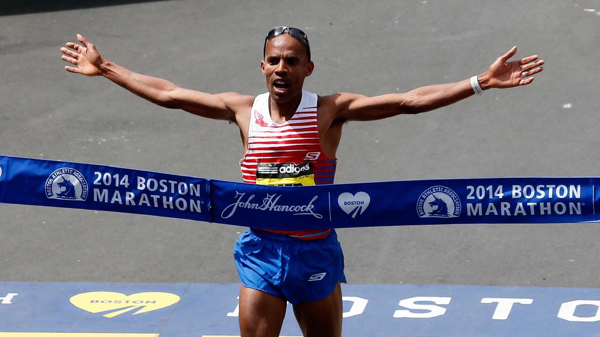 Meb Wins 2014 Boston Marathon Wearing Skechers Performance Division Footwear