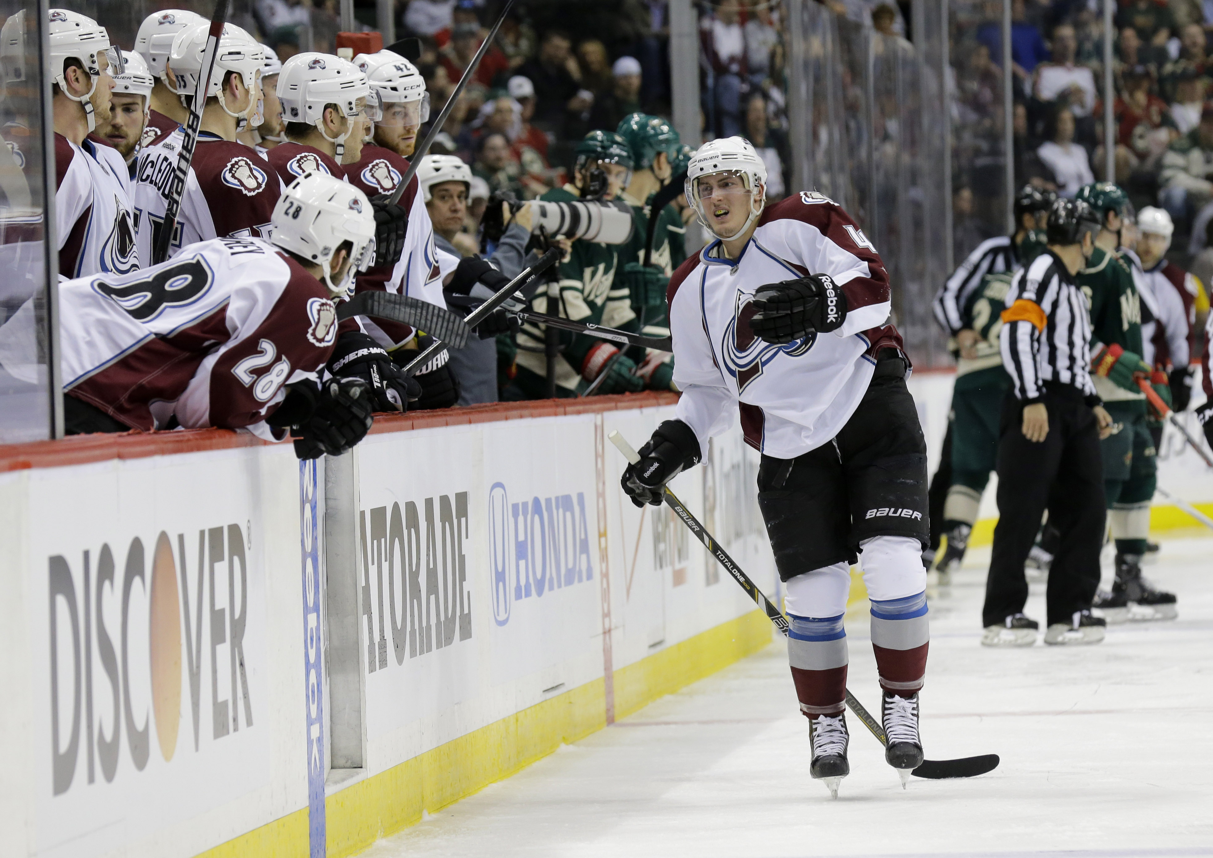 Avalanche, Wild brace for absence of Barrie, Cooke