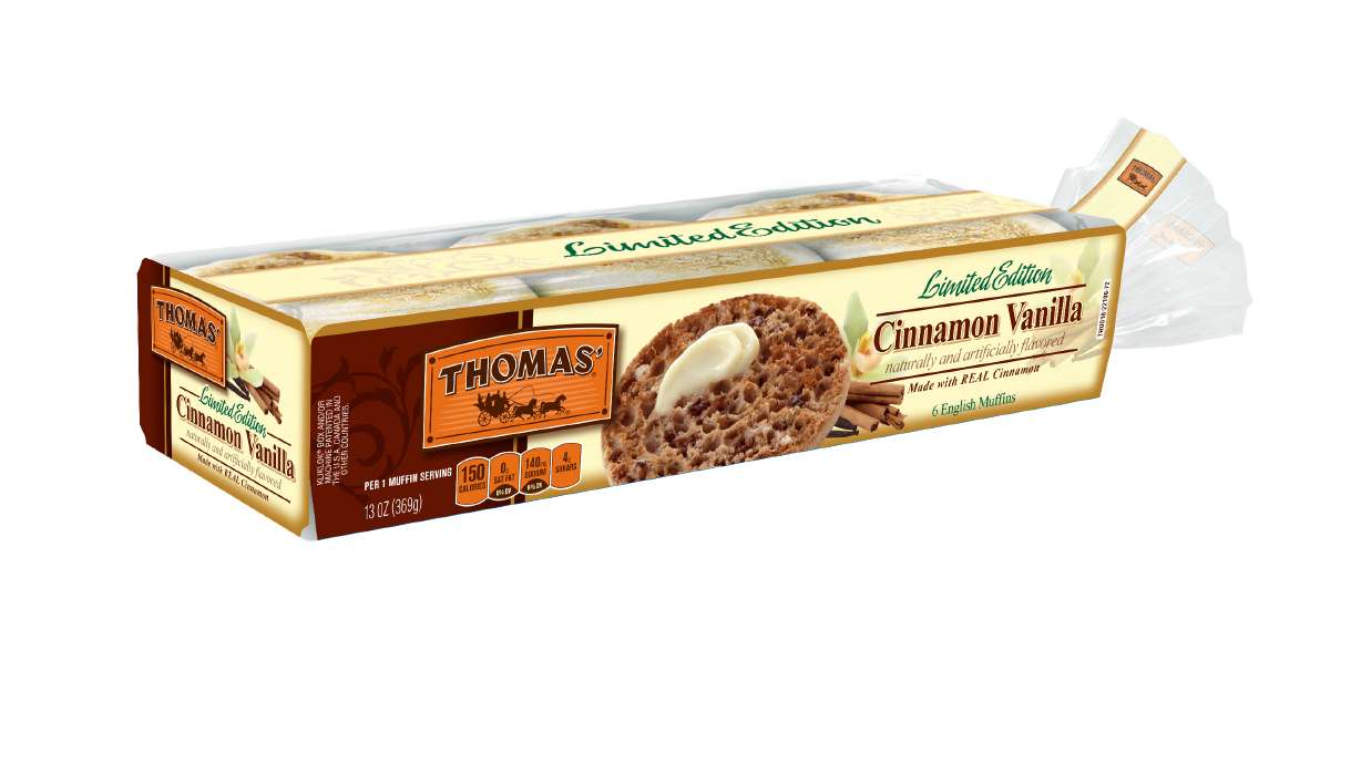 Thomas’® English Muffins Introduces the Flavor of the Year: Cinnamon Vanilla