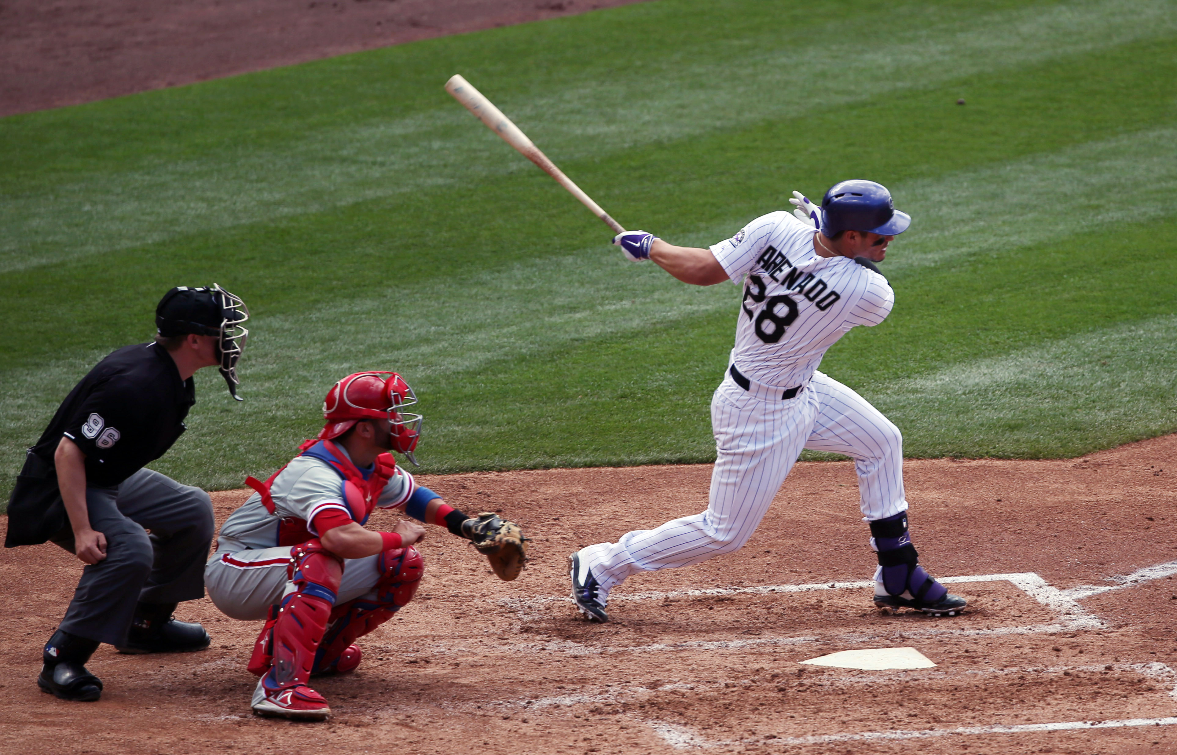 Known for glove, Nolan Arenado improving at plate