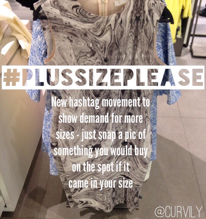 Online movement encourages retailers to make fashionable plus-size clothing available