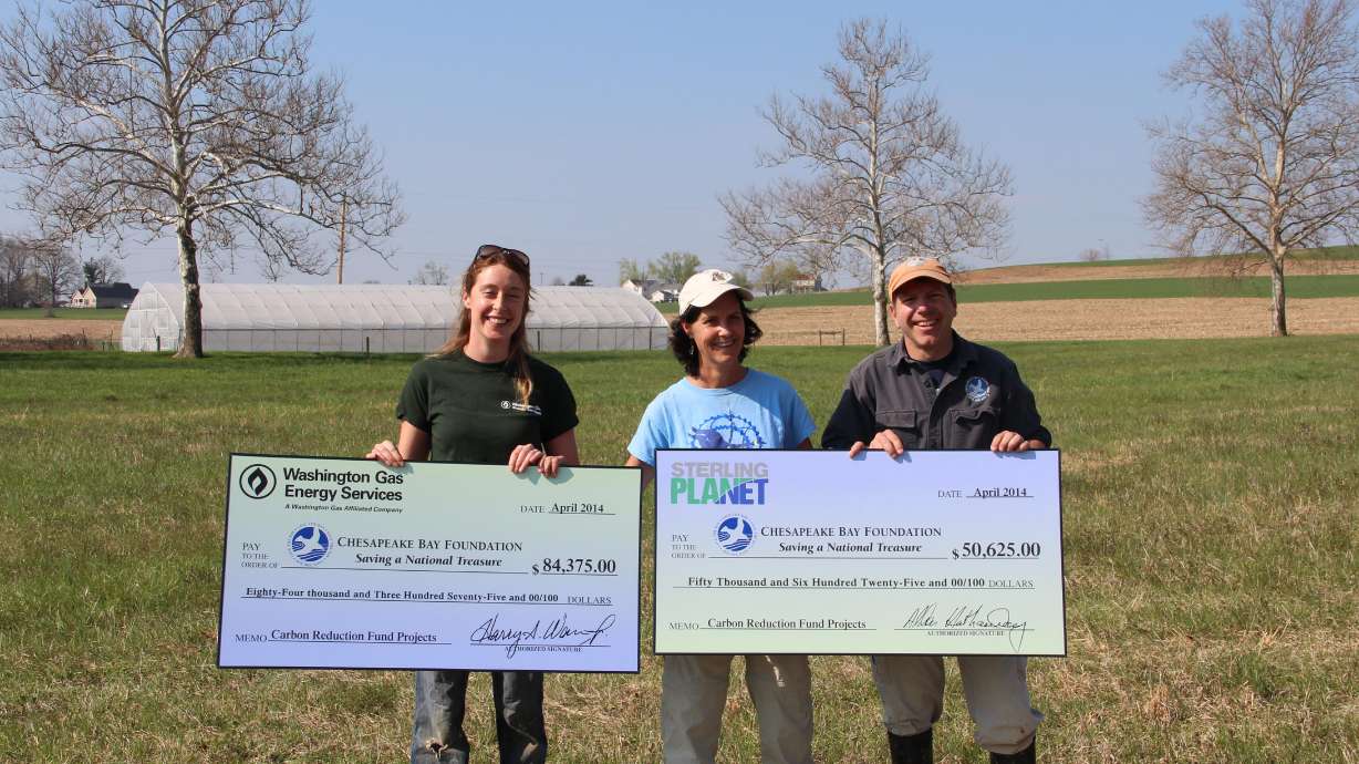Washington Gas Energy Services and Sterling Planet Present $135,000 to Chesapeake Bay Foundation at Fourth Annual Earth Day Tree Planting