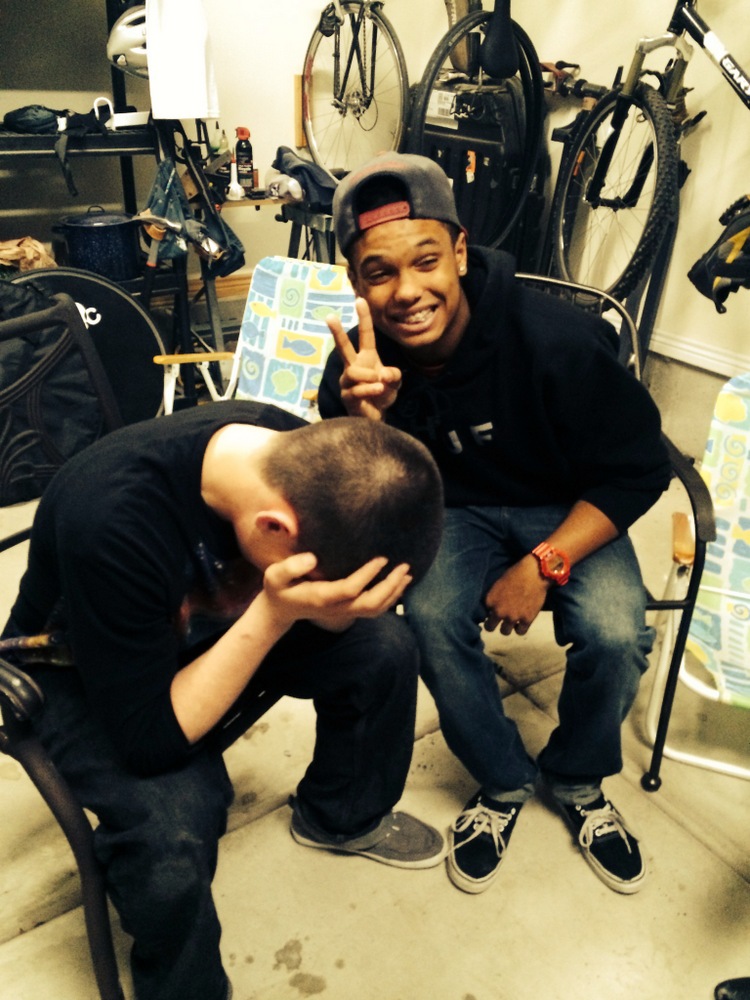 Jessie Horowitz and a friend. (Photo: Easton Patch)