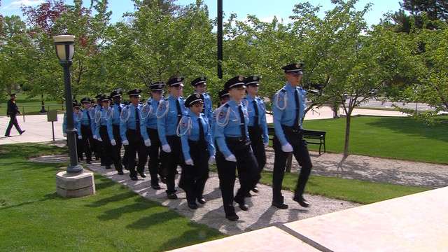 New pin given to teens who care for Utah Fallen Officers memorial
