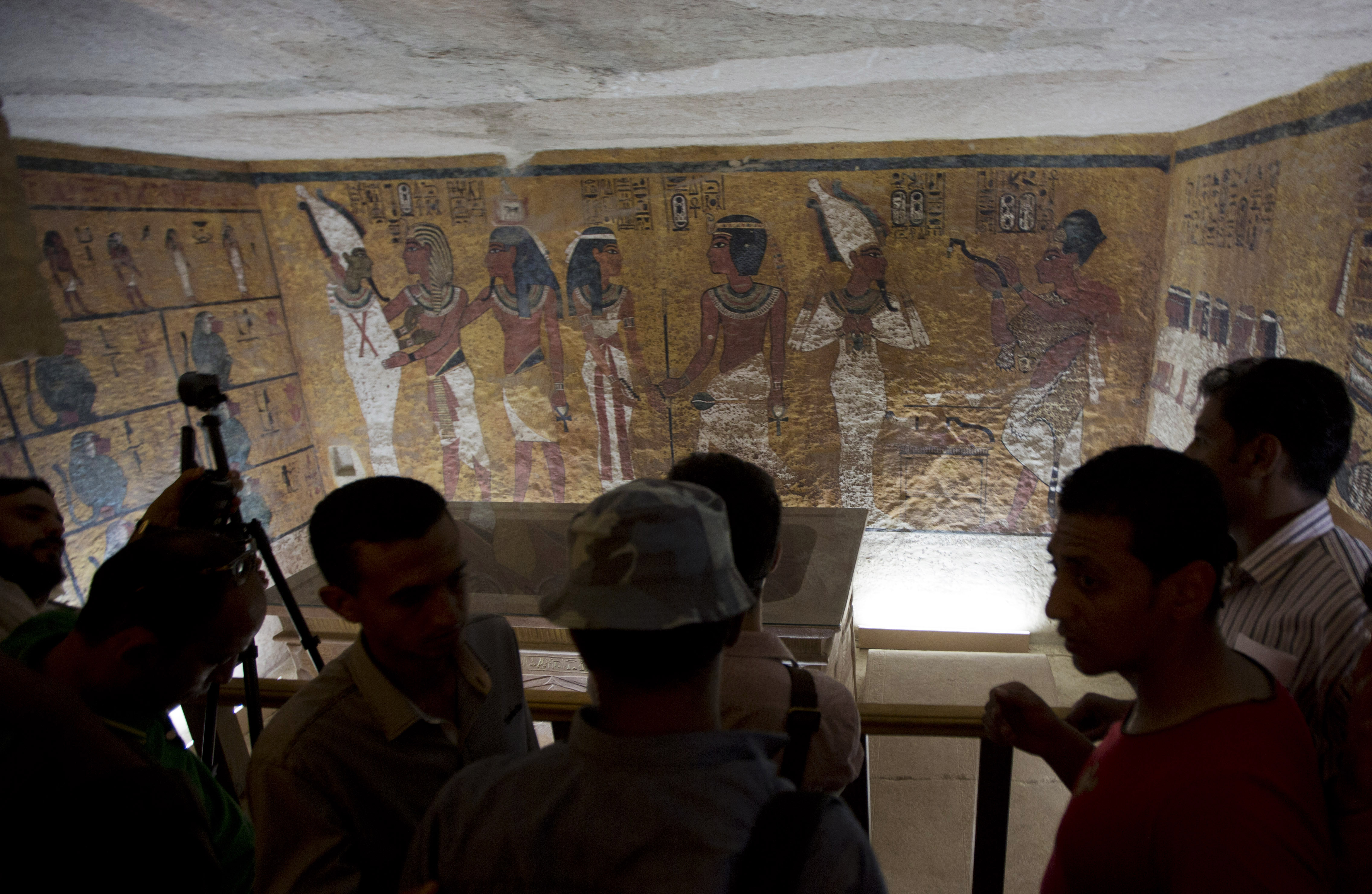 Egypt opens replica of King Tut's tomb