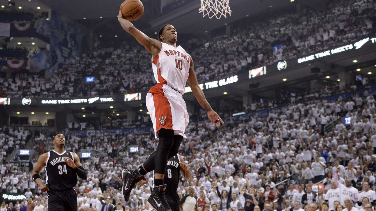 Raptors blow 26-point lead but beat Nets 115-113