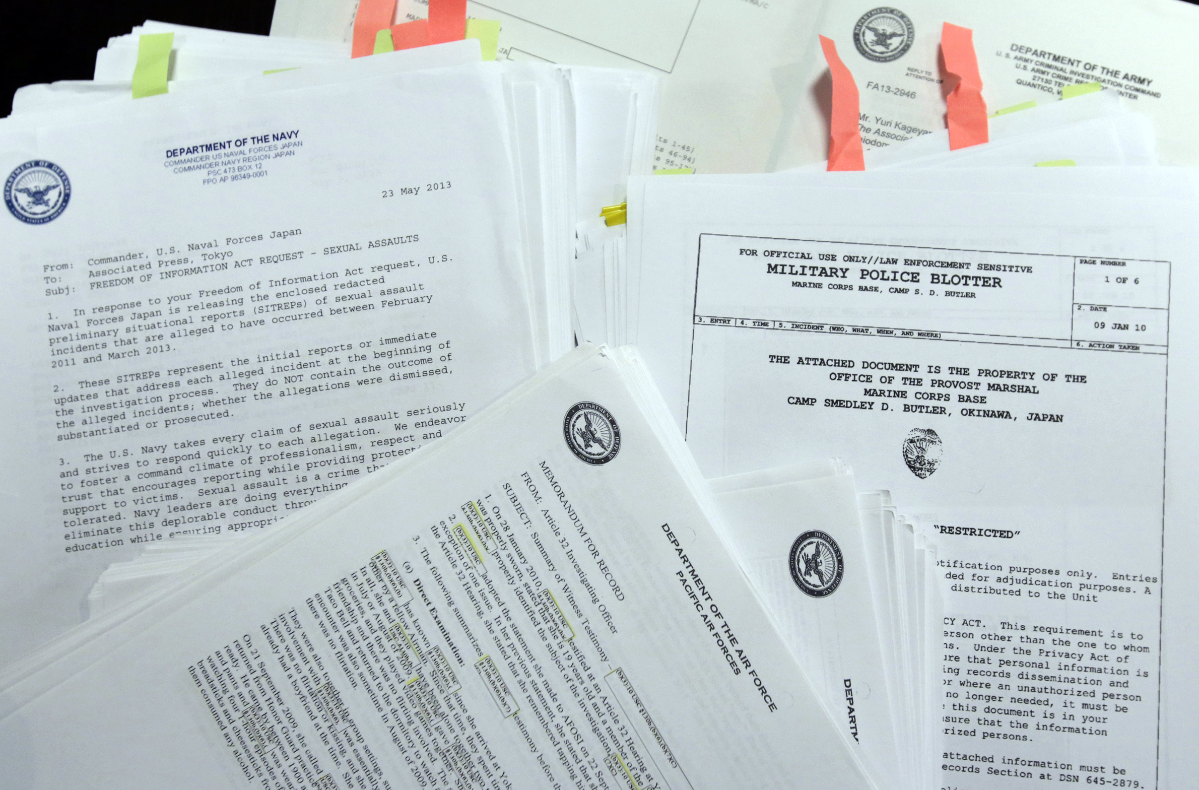 Military sex assault reports surge by 50 percent