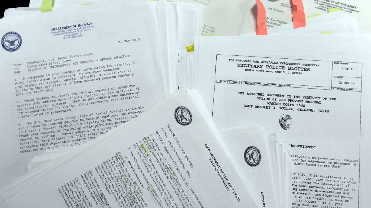 Military sex assault reports surge by 50 percent