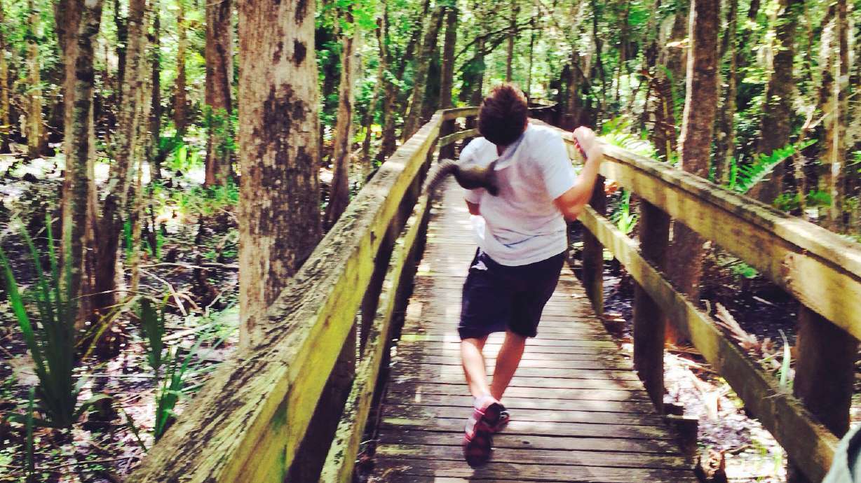 Squirrel goes nuts on Maine teenager taking selfie