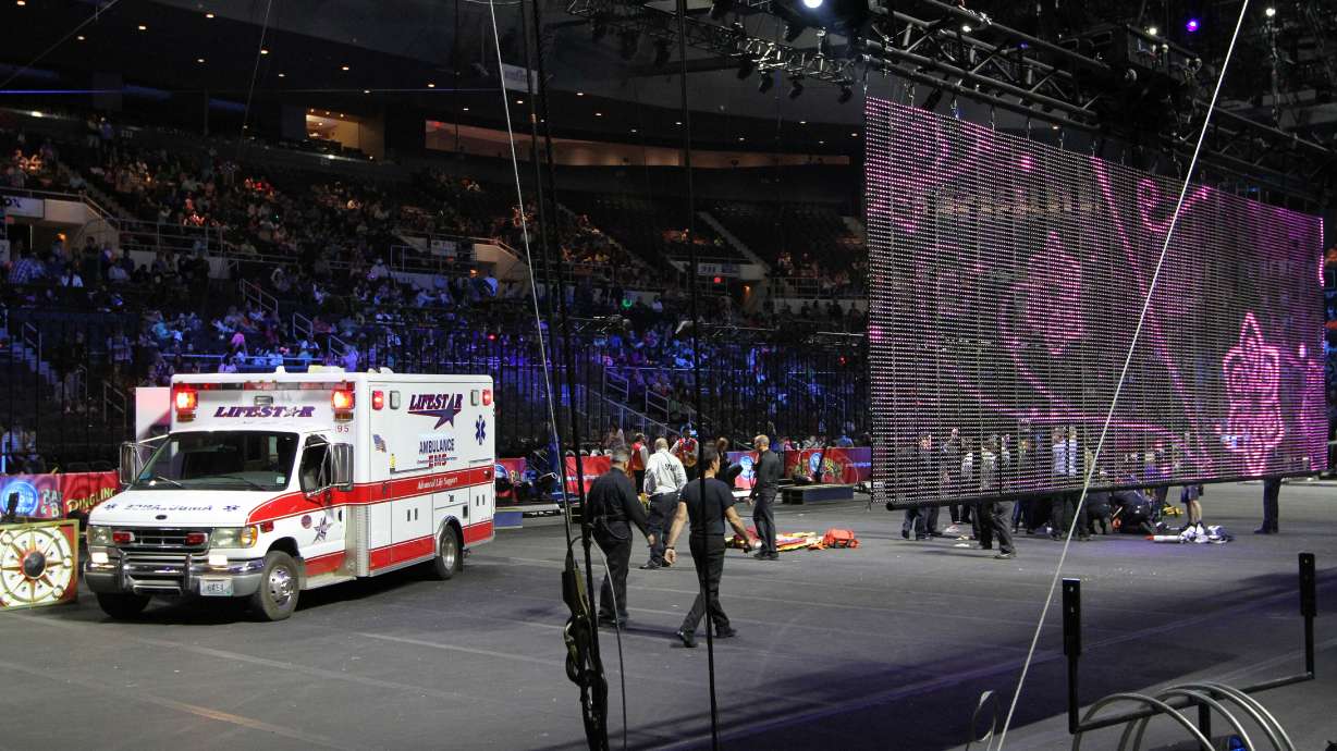 Circus acrobat wants to return to ring after fall