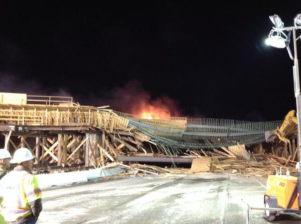 Bridge collapse closes I-15 in Calif.