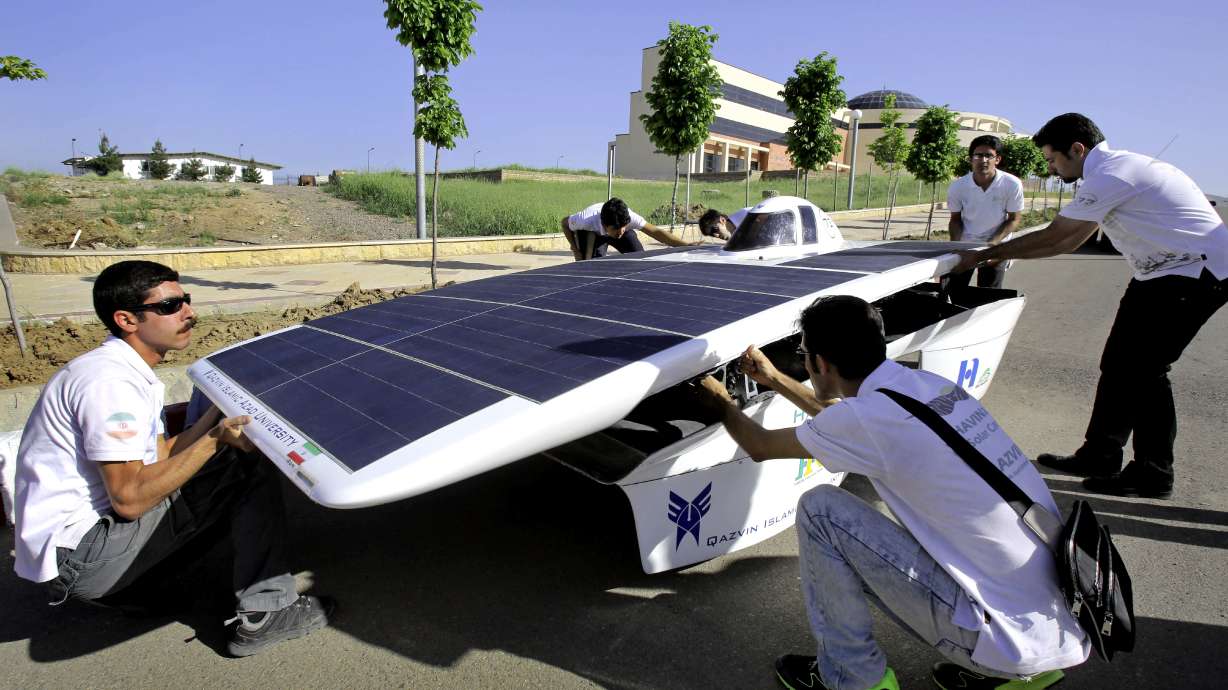 Iran students gear up solar car for US challenge