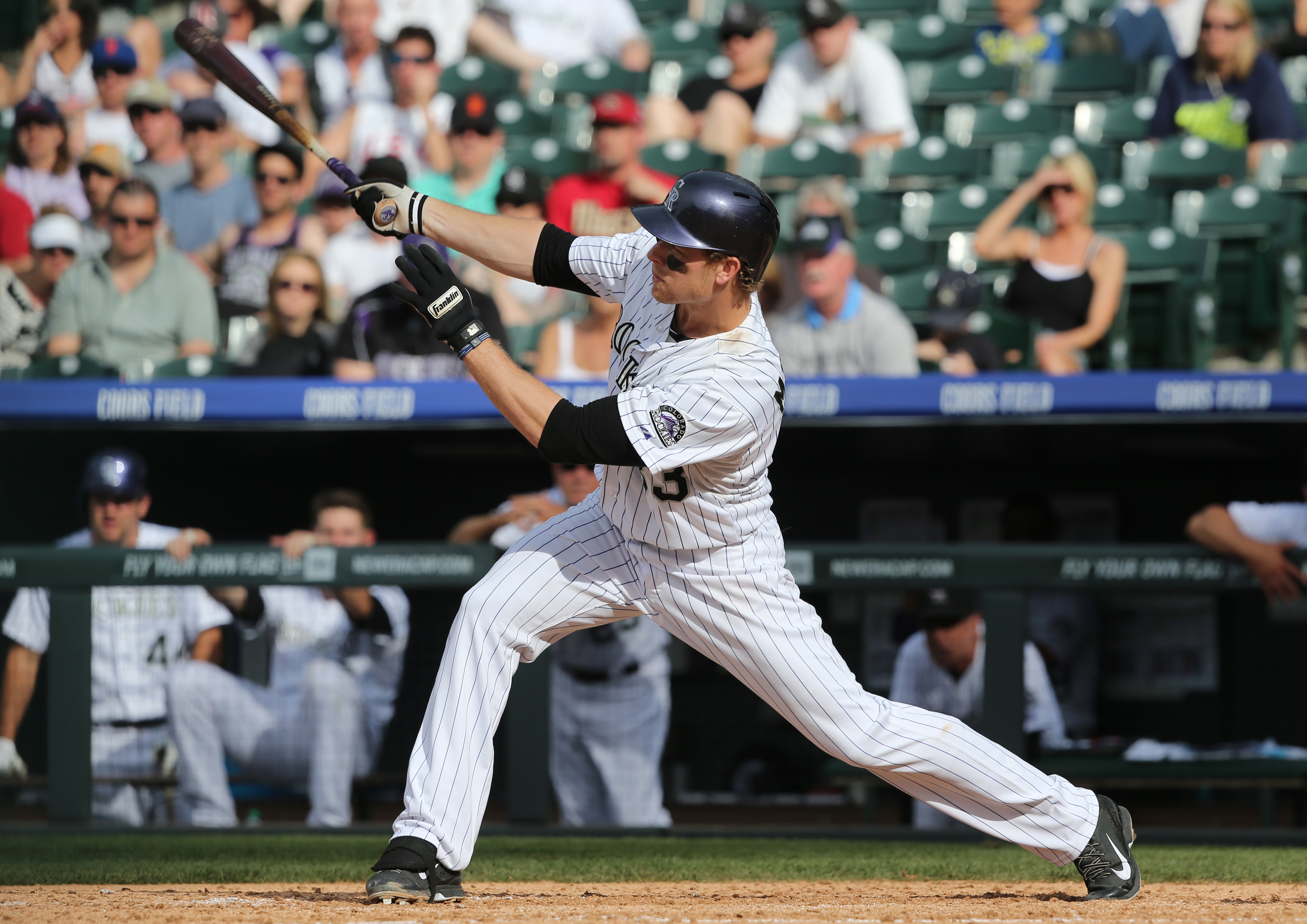 Rockies 1B Justin Morneau out with stiff neck