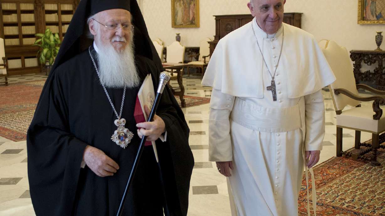 Orthodox patriarch eyes unity in visit with pope