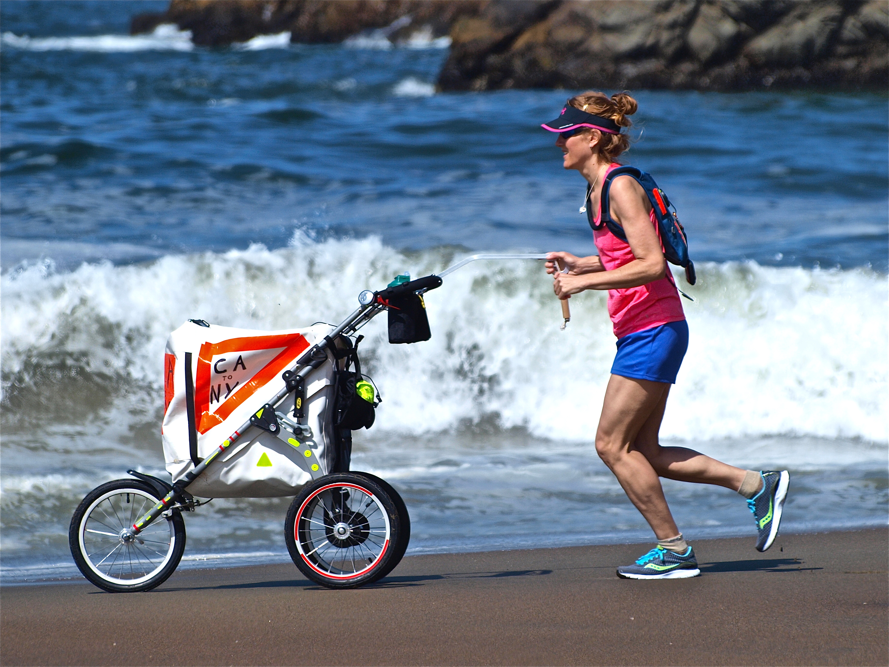 Woman seeking world record runs through Utah
