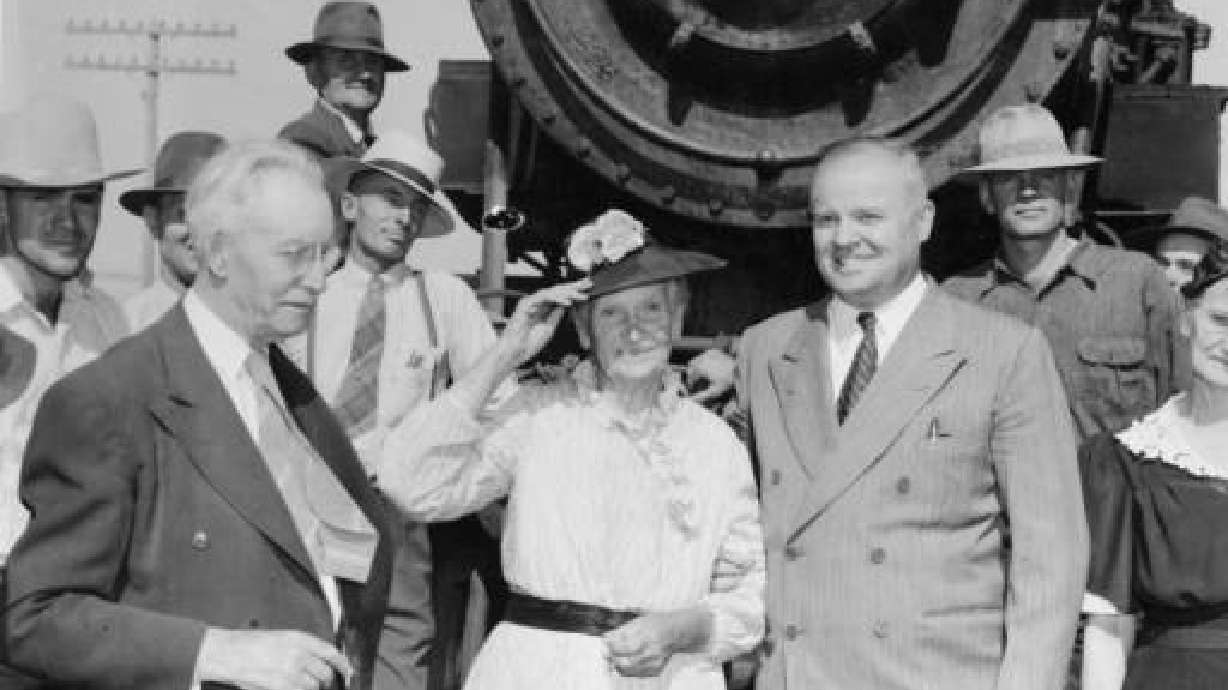 Utah woman celebrated on 145th anniversary of 'golden spike'