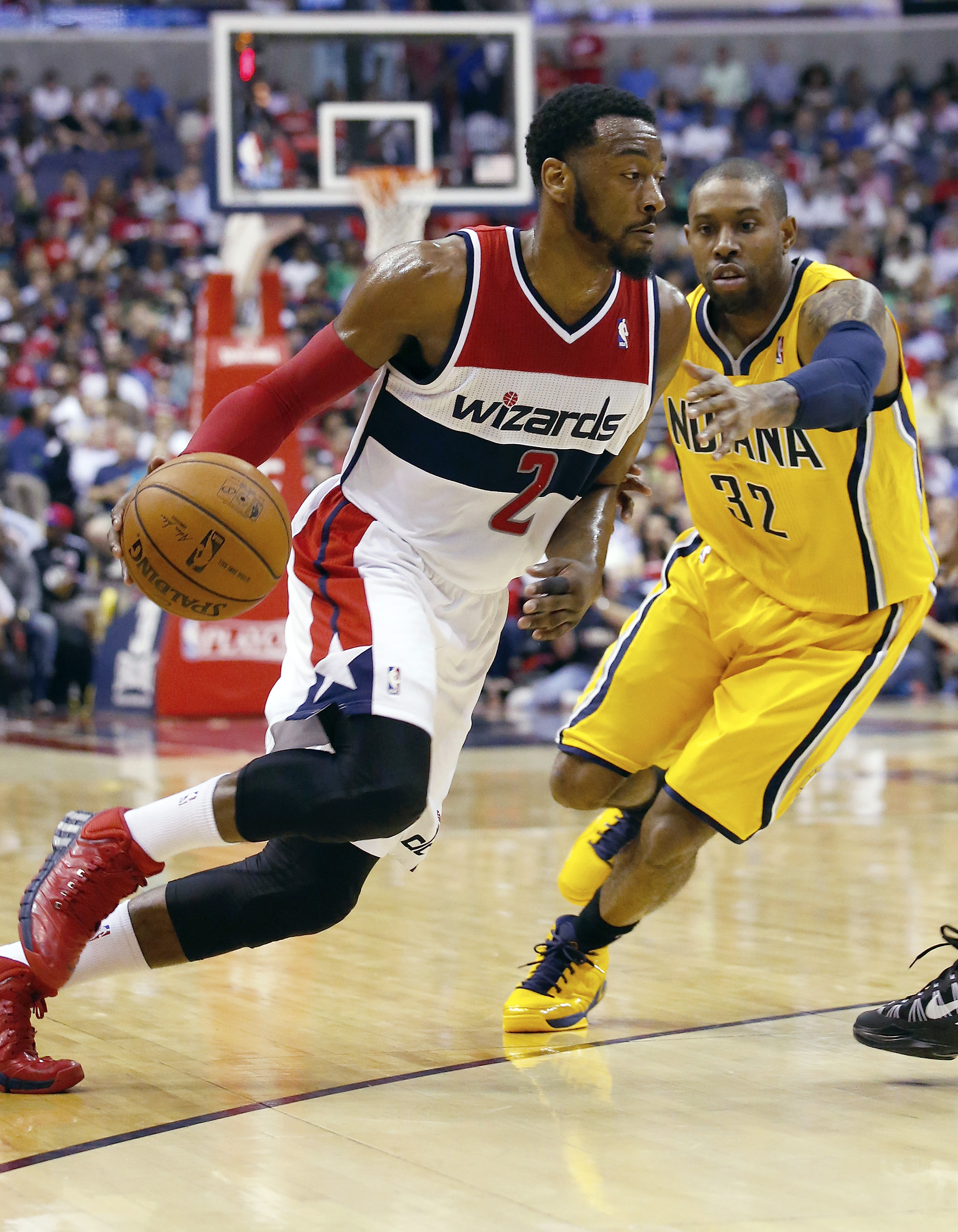 Wizards PG Wall gets treatment for scratch on eye