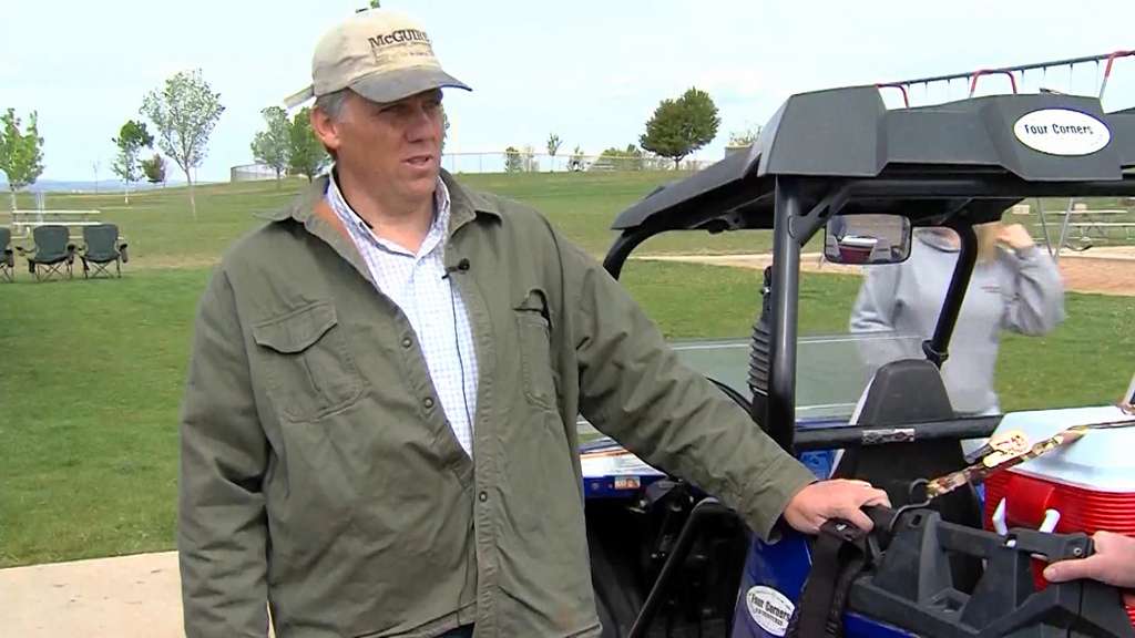 San Juan County Commissioner Phil Lyman organized an ATV ride through Recapture Canyon Saturday to protest what he says is the agonizingly slow decision-making process of the BLM, on Saturday, May 10, 2014. The county has been seeking a right-of-way for more then seven years. (Photo: Alan Neves, KSL TV)