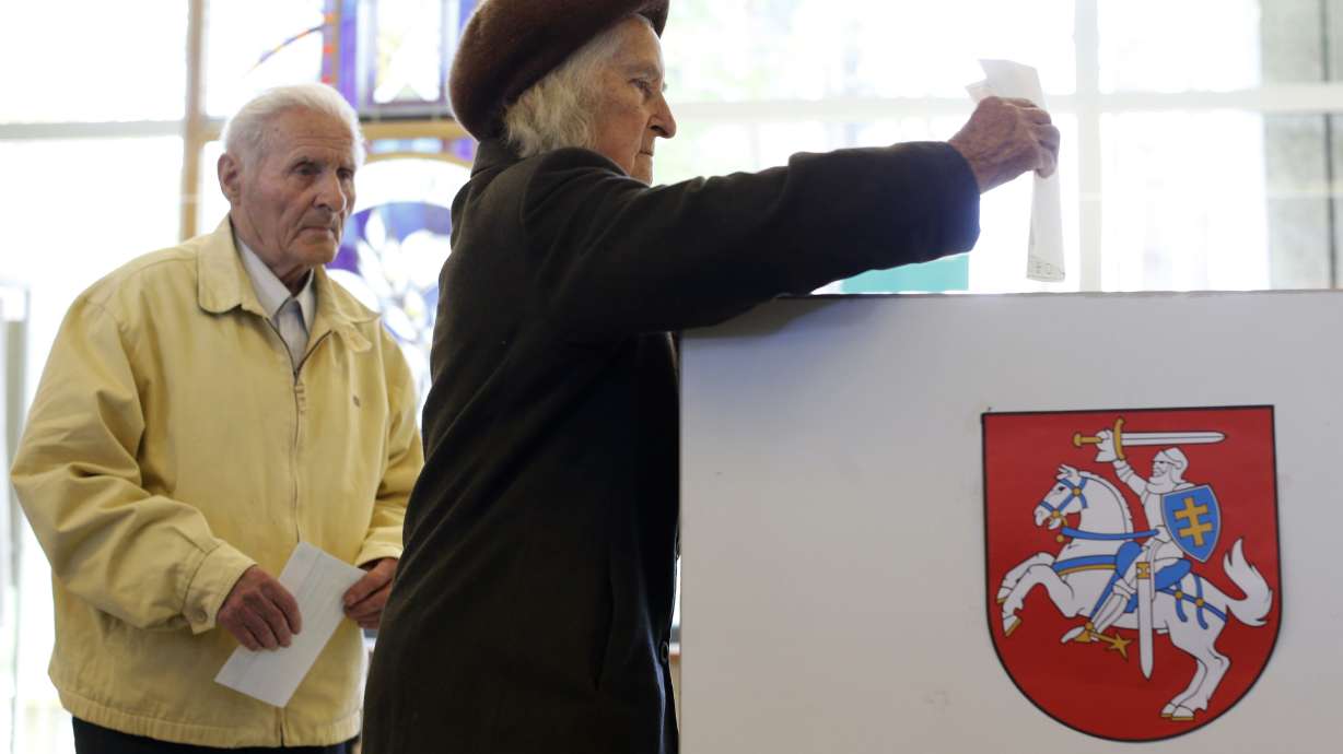 Incumbent wins 1st round in Lithuania vote