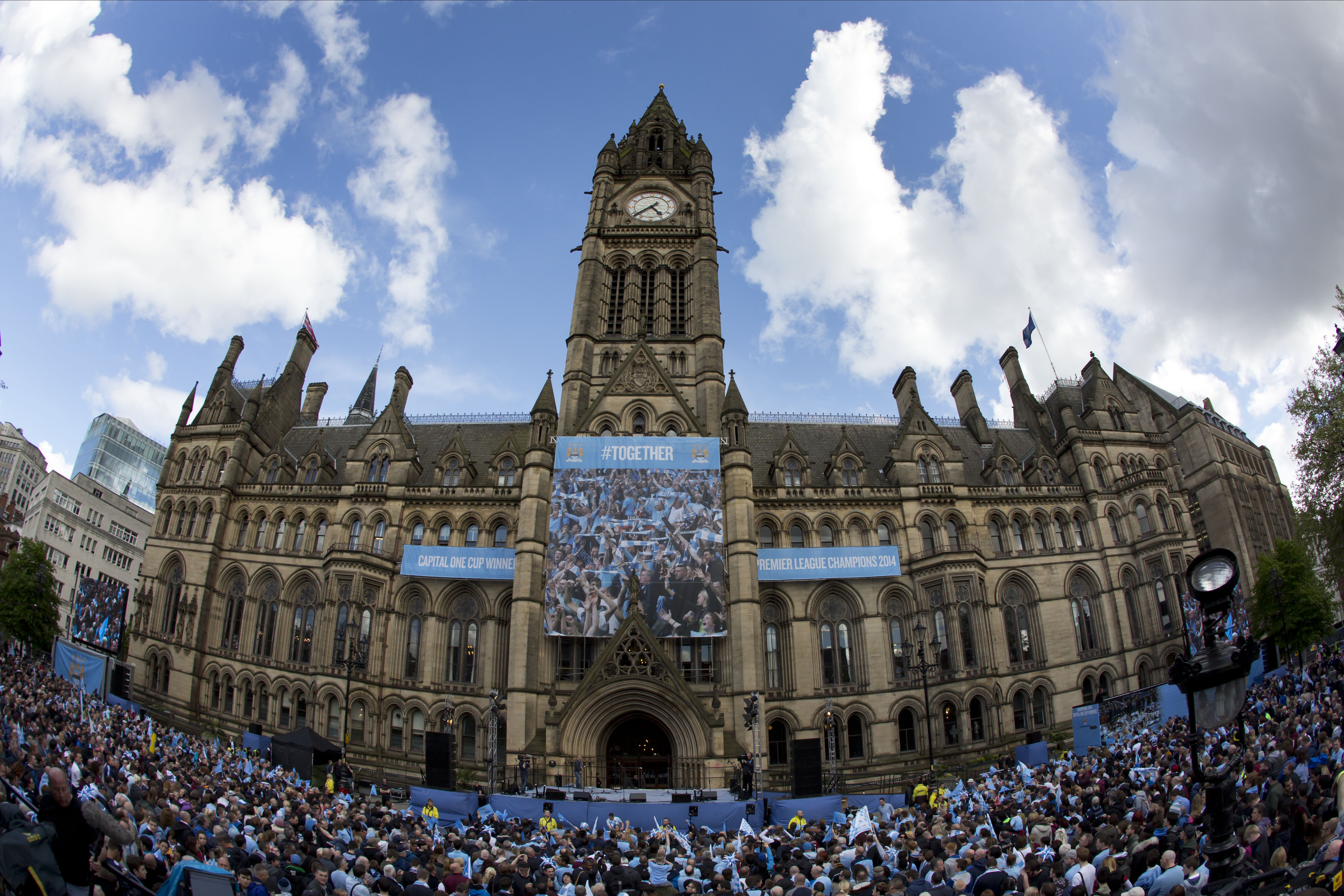 City celebrates Premier League title with parade