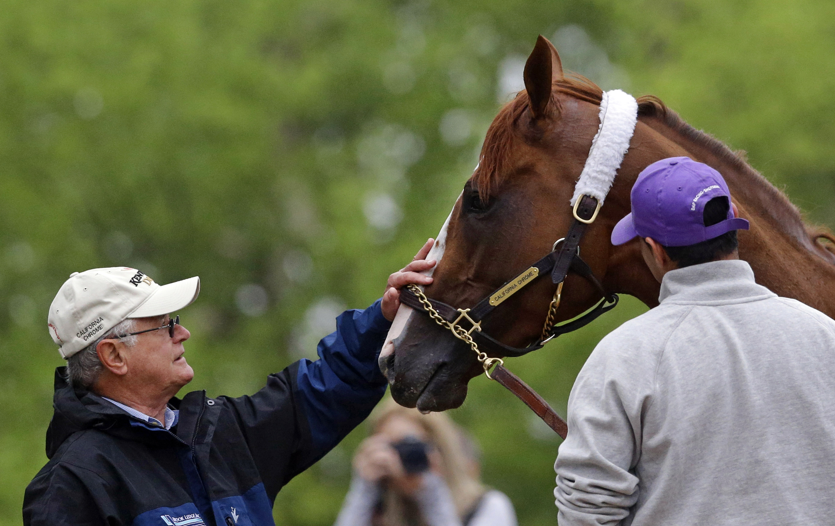 Trainer Sherman reunites with California Chrome
