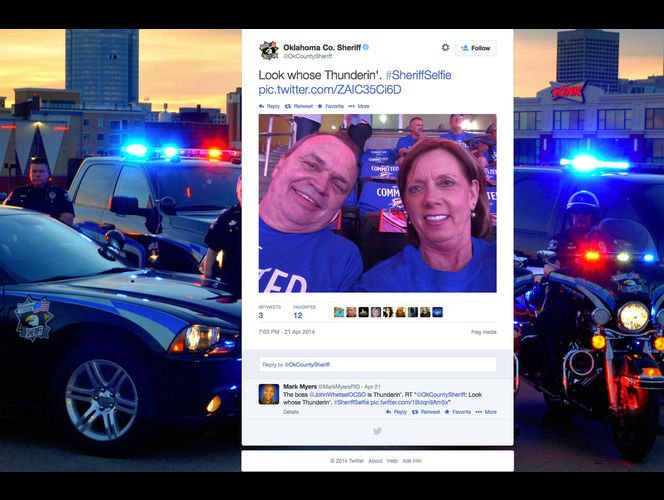 Okla. sheriff's tweets among most popular in US