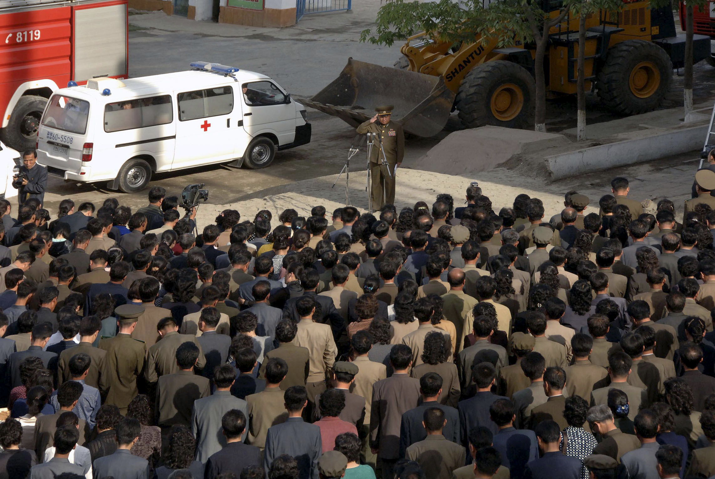 N. Korea building collapse study in media control