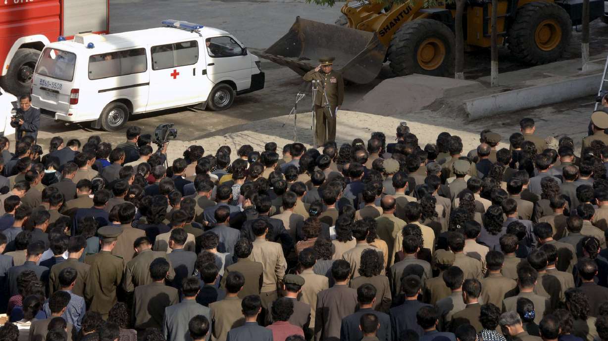 N. Korea building collapse study in media control