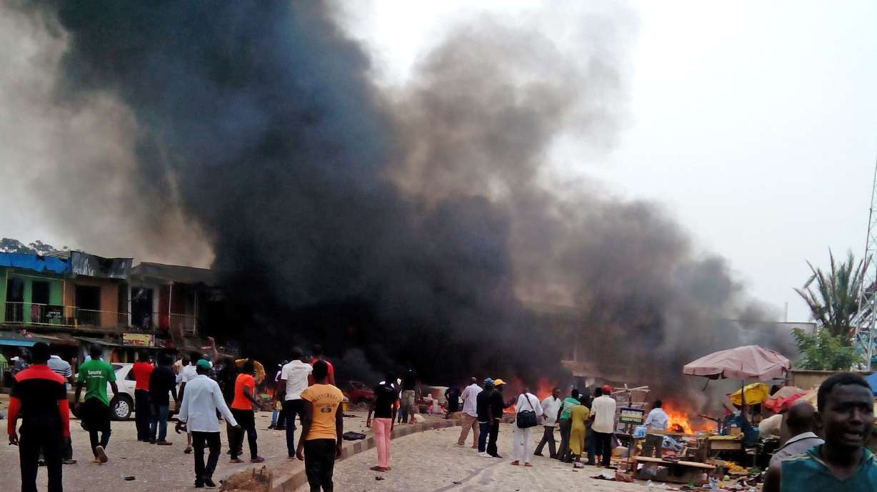 2 bomb blasts in Nigeria kill at least 118