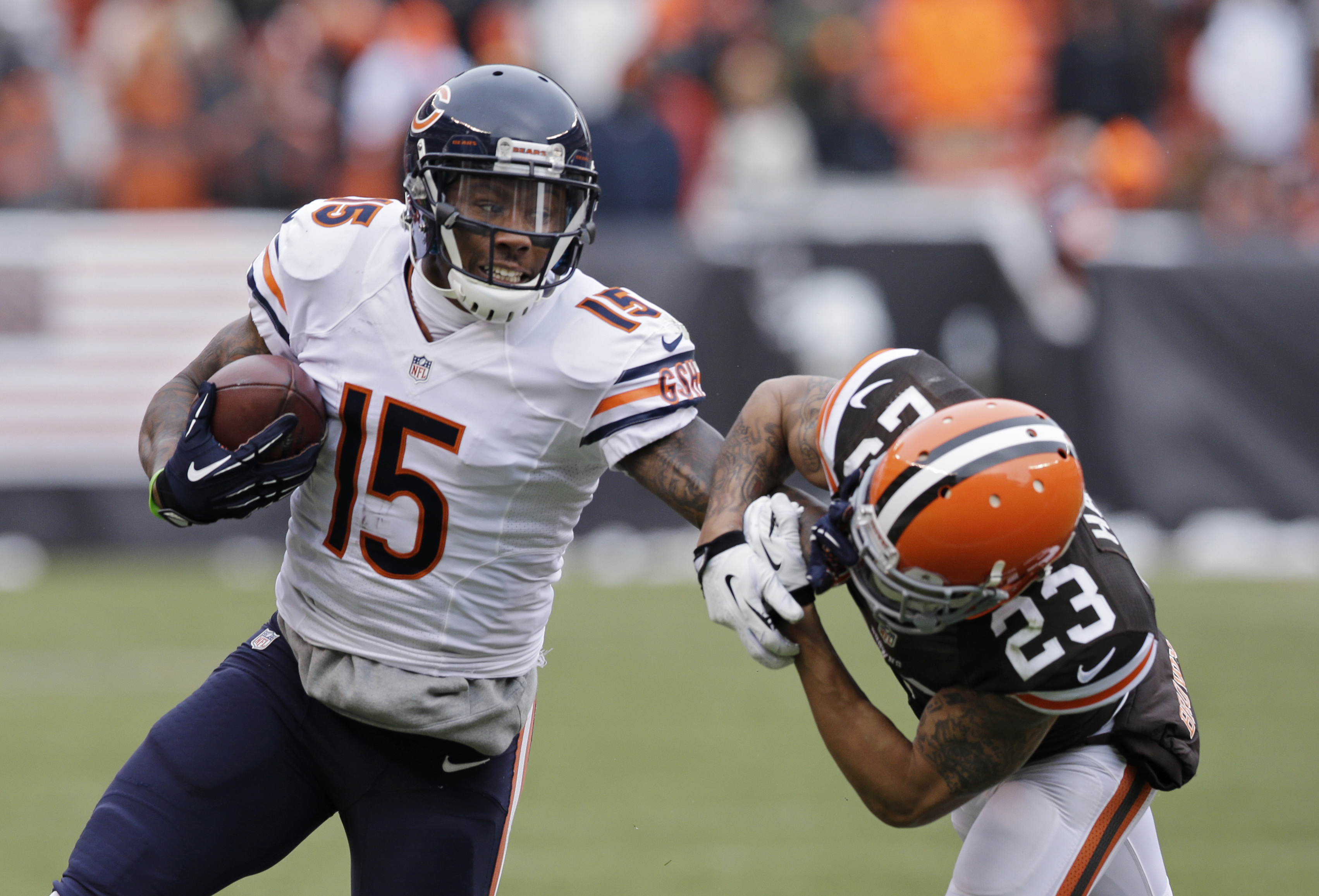 WR Marshall grateful to Bears for saving career