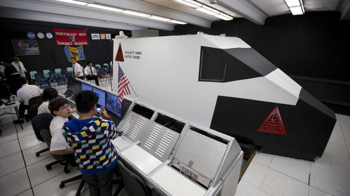 Students 'blast off' after space program saved