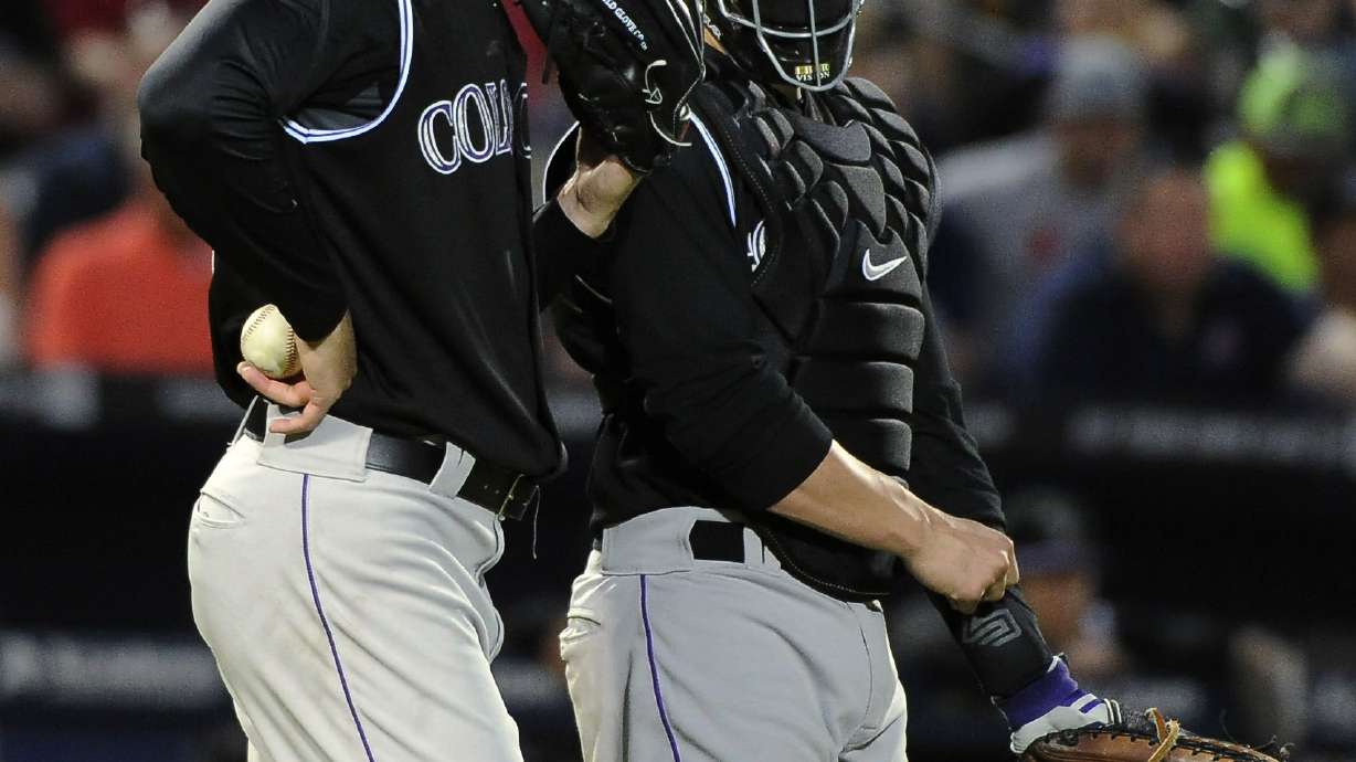 Laird delivers in 8th, Braves top Rockies 3-2