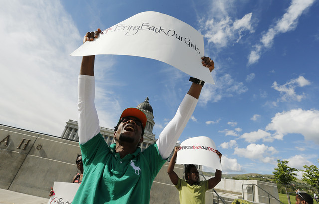 Group rallies at Utah Capitol to bring Nigerian girls home