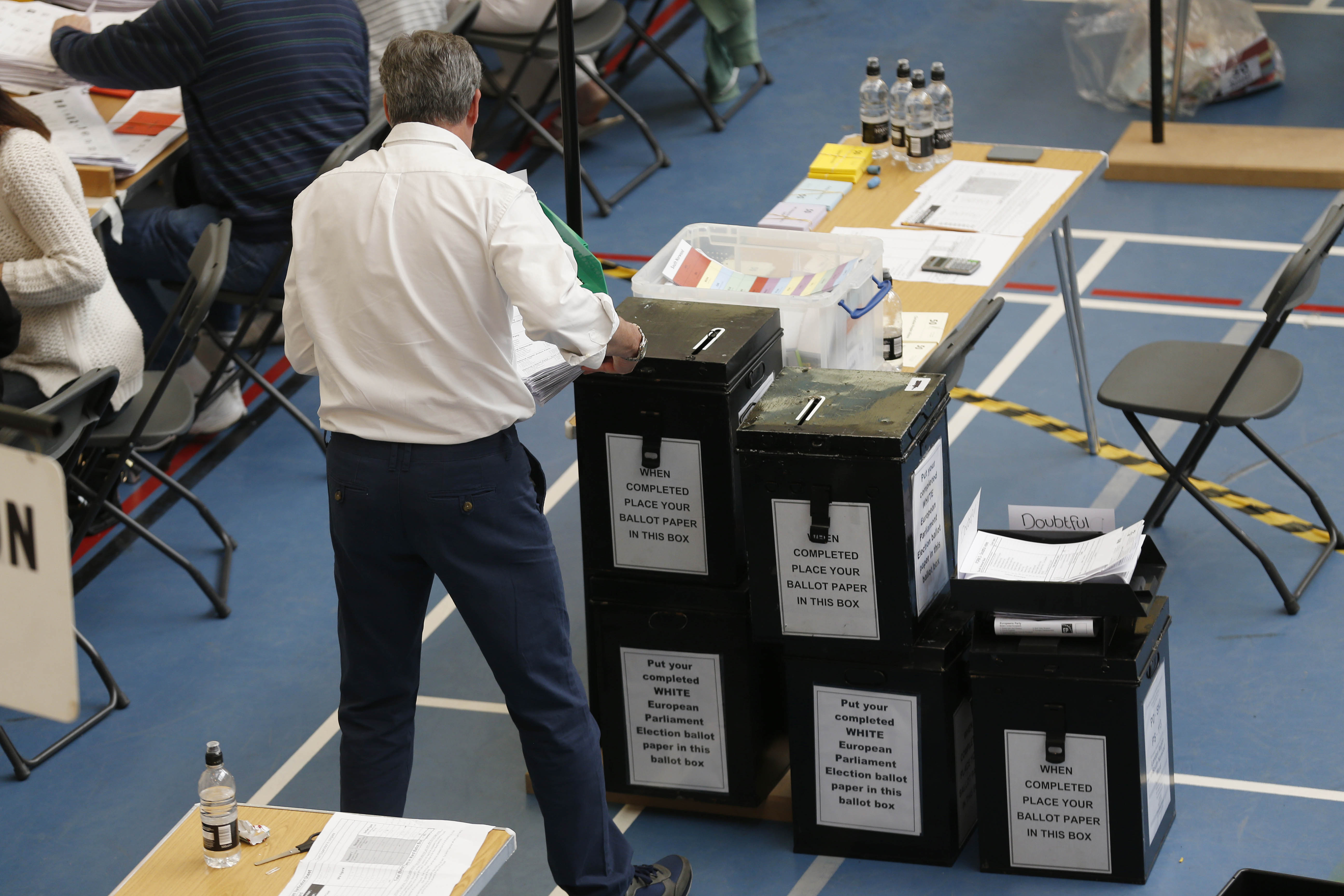 Britain's UKIP party surges in Euro election