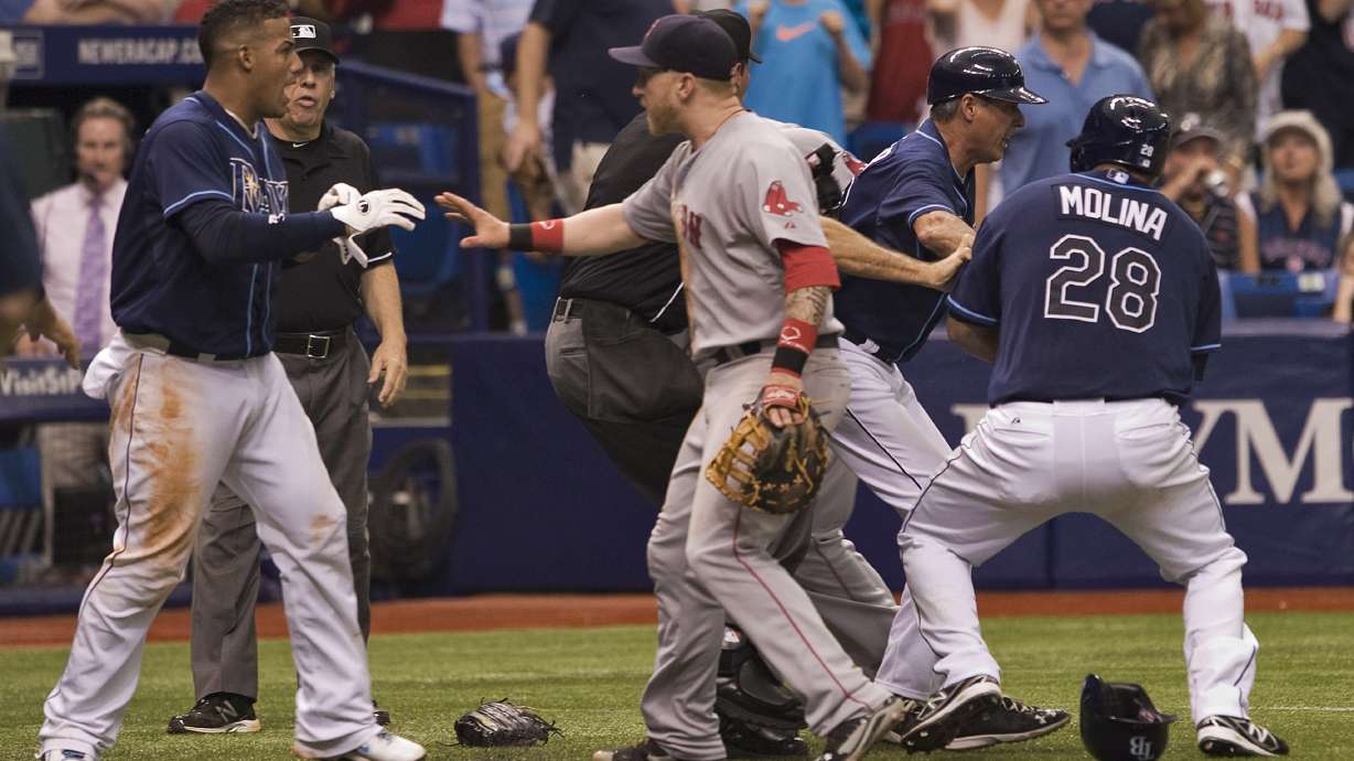 Rays get rowdy, send Red Sox to 10th straight loss