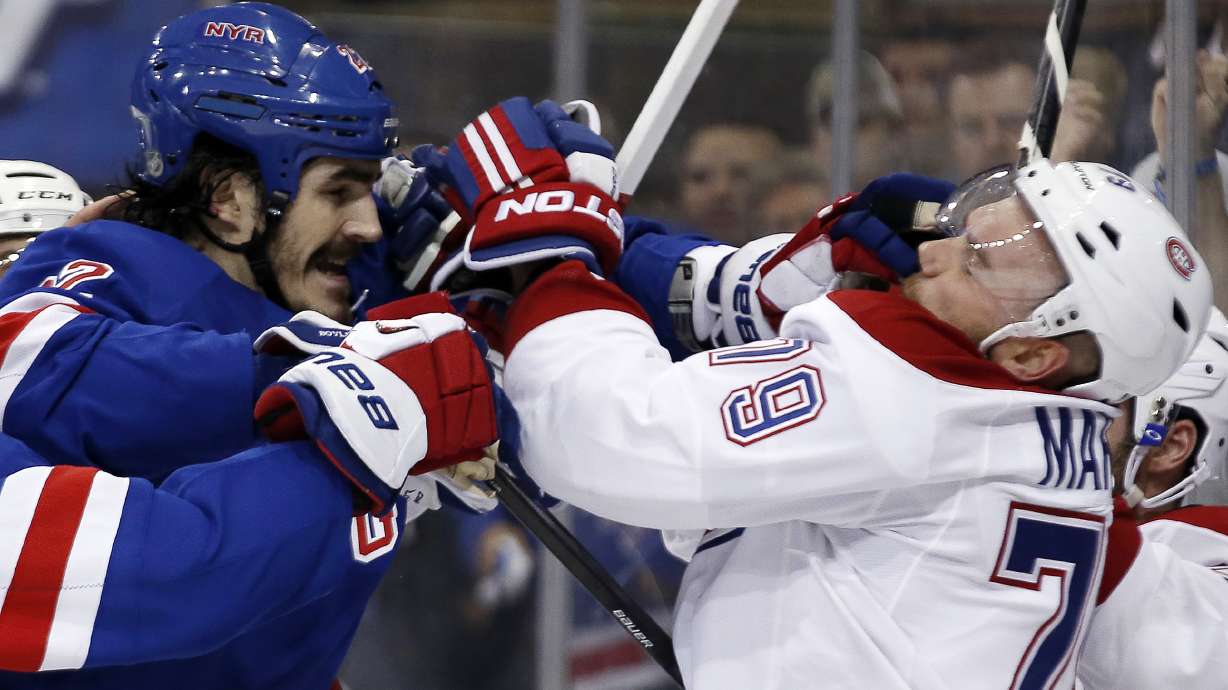 St. Louis' OT goal lifts Rangers over Habs