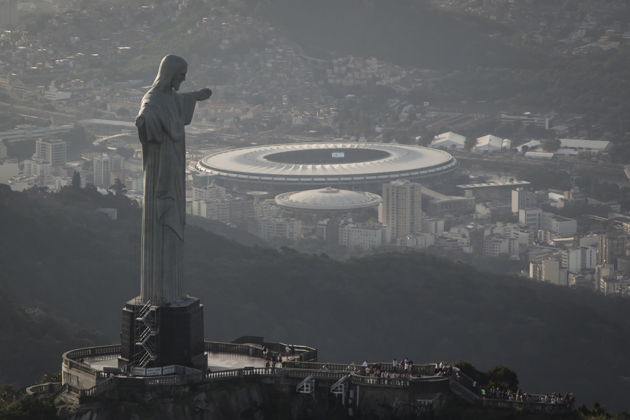 AP PHOTOS: Brazil in countdown for World Cup start
