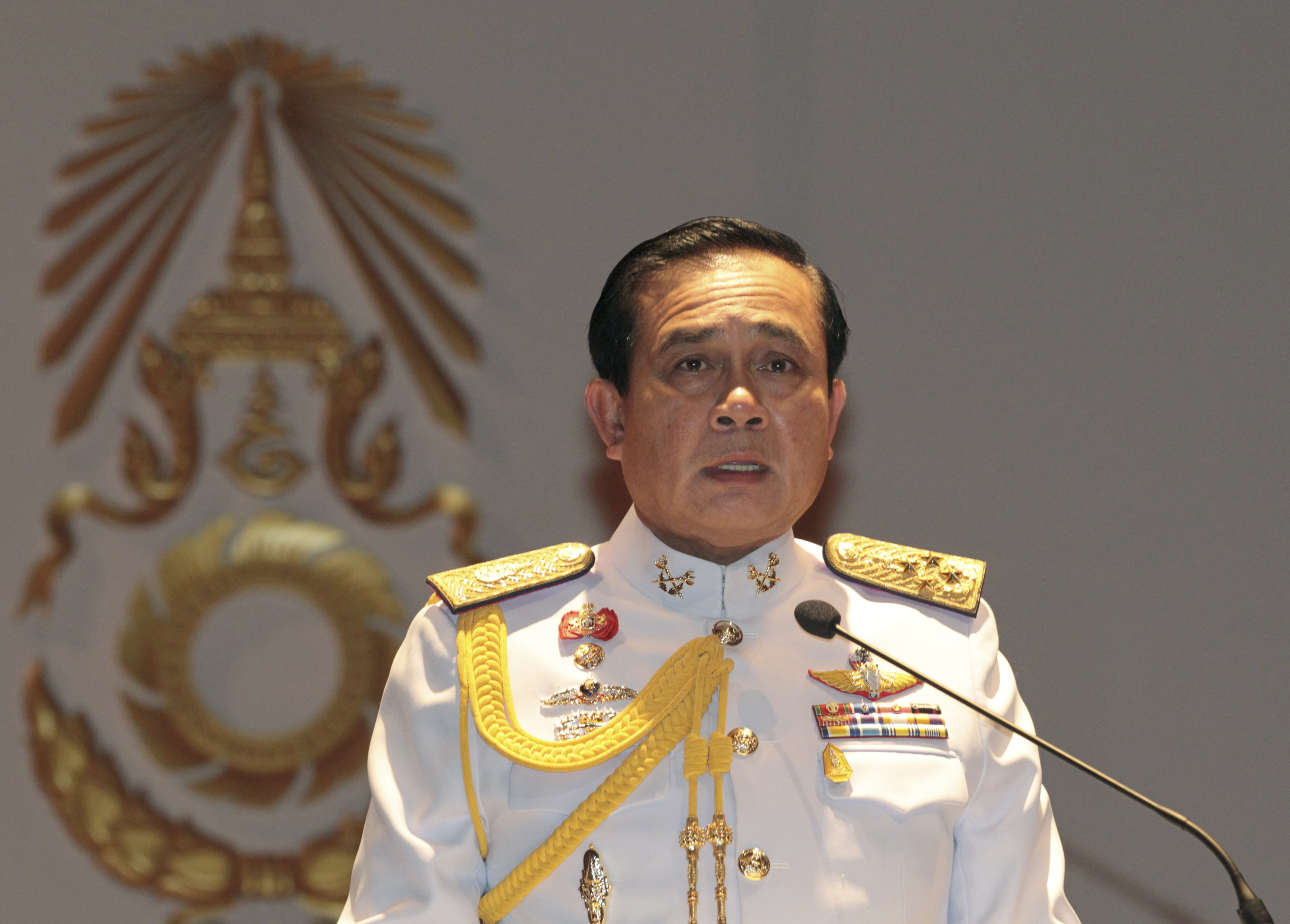 Thai coup leader: Don't protest, it's no use