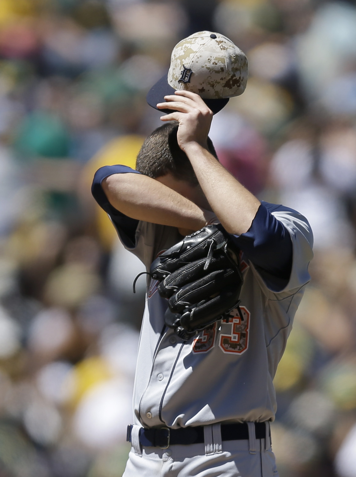 Tigers allow 5 homers in 10-0 loss to Athletics