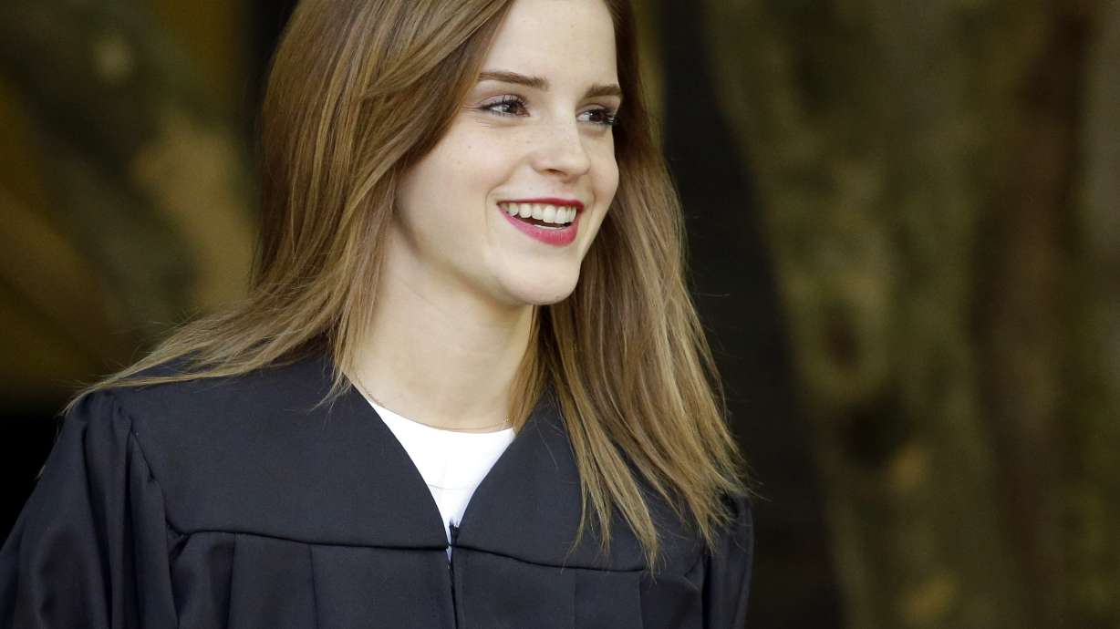 Brown won't discuss Emma Watson's graduation guard