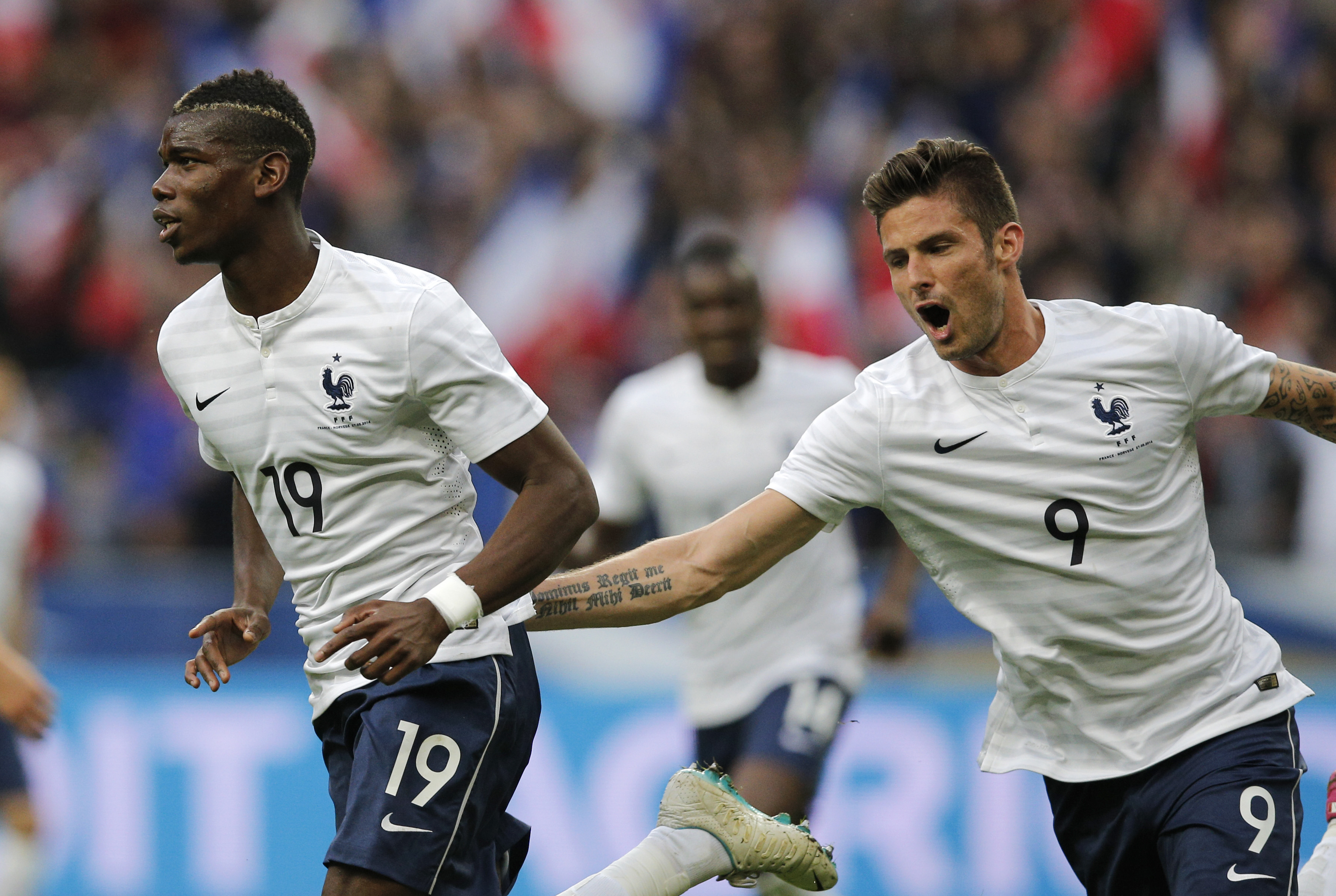 Giroud scores twice as France beats Norway 4-0