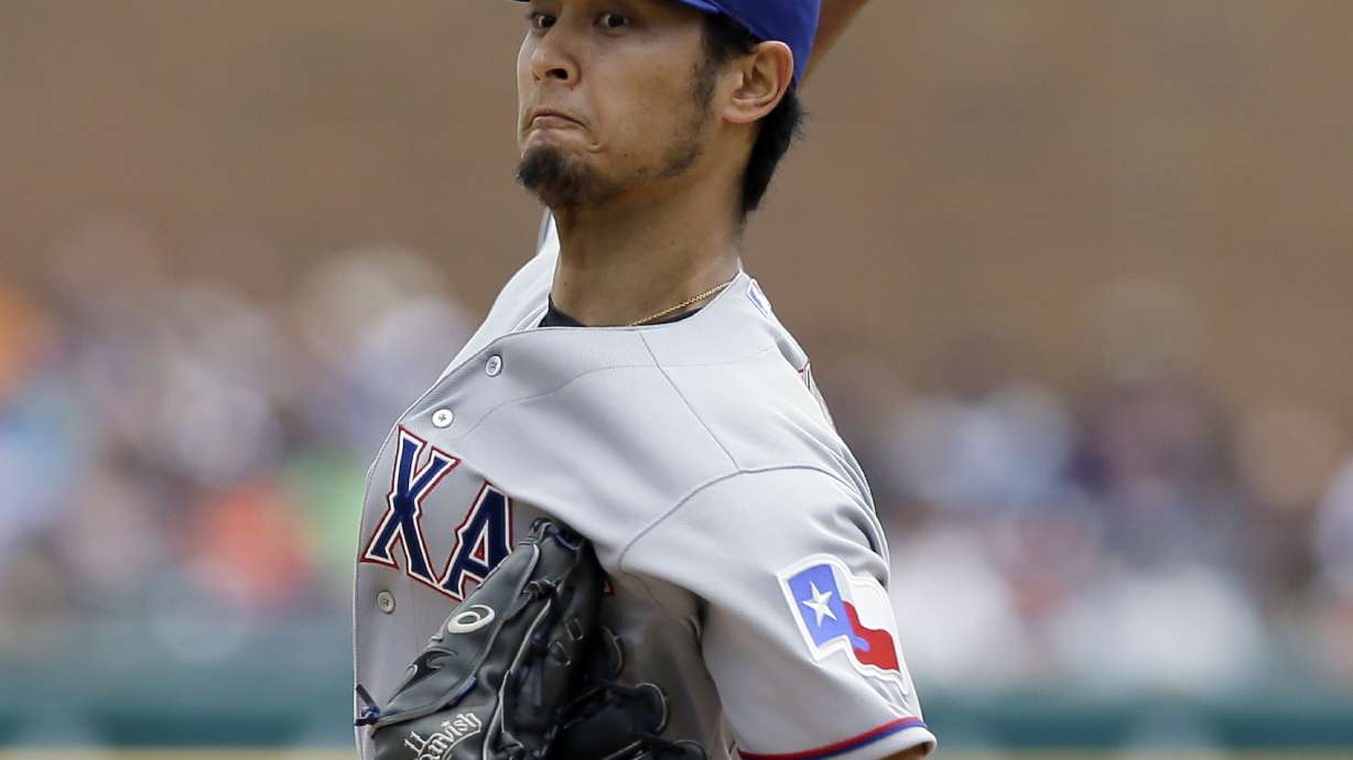 Rangers ace Darvish scratched with neck stiffness