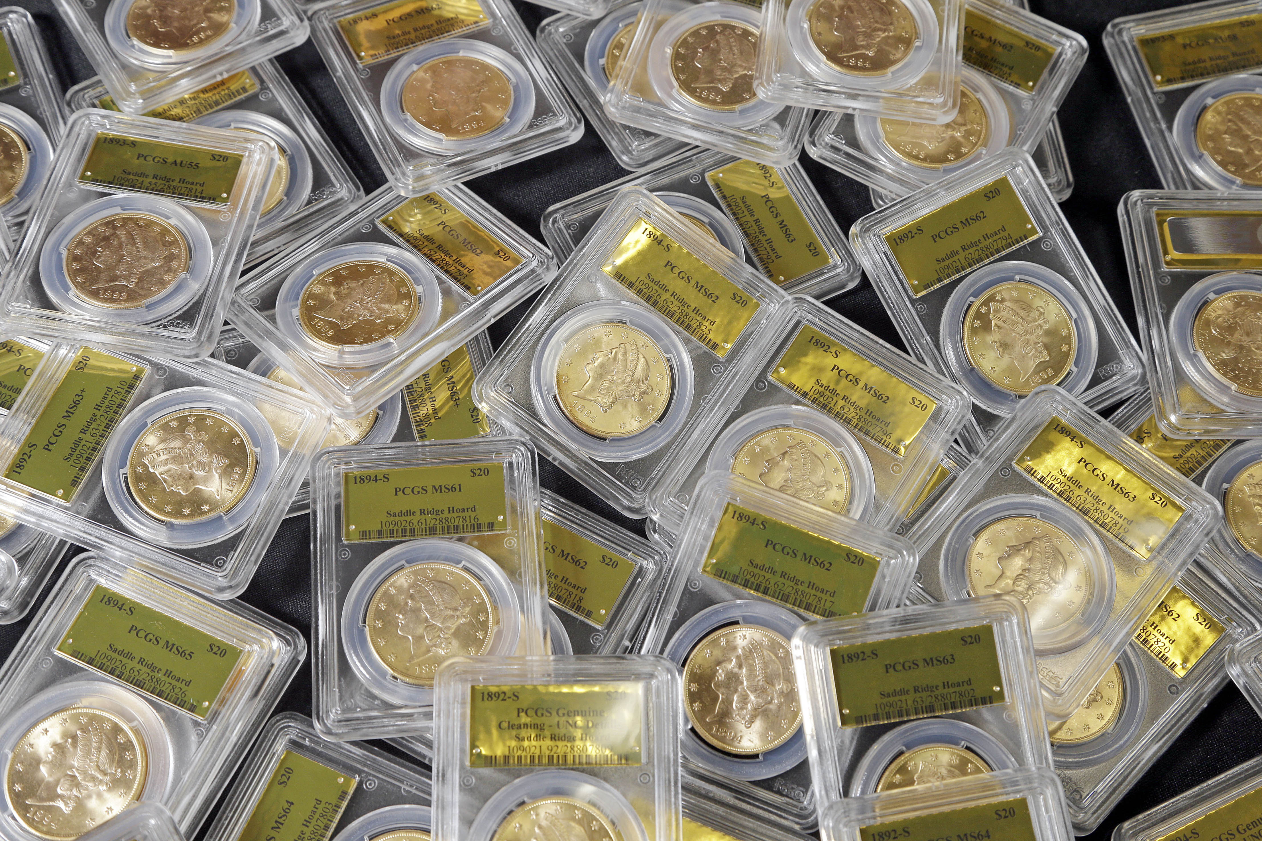 California couple's buried gold coins go for sale