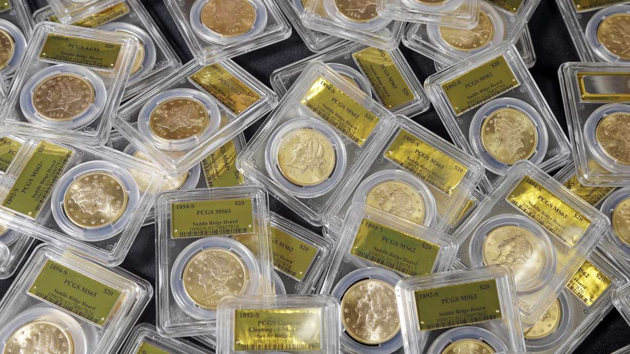 California couple's buried gold coins go for sale