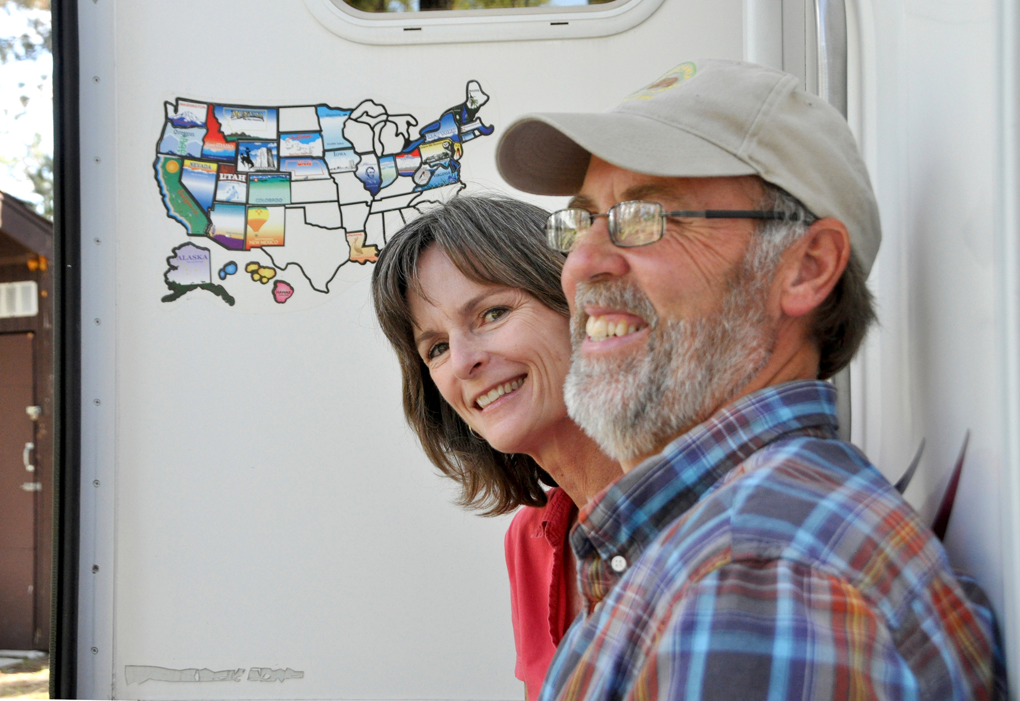 RV couple samples campgrounds by acting as hosts