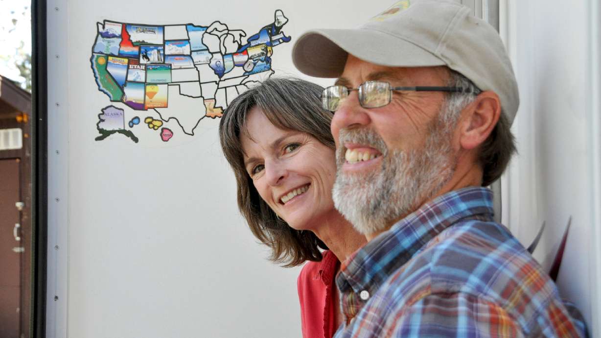 RV couple samples campgrounds by acting as hosts